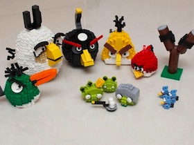 用樂高組裝 Angry Birds