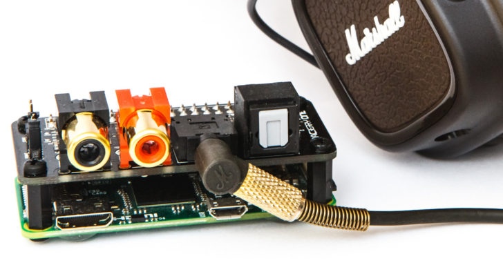 樹莓派也有專用音效卡：DACBerry ONE，支援外部DAC解碼提升音質
