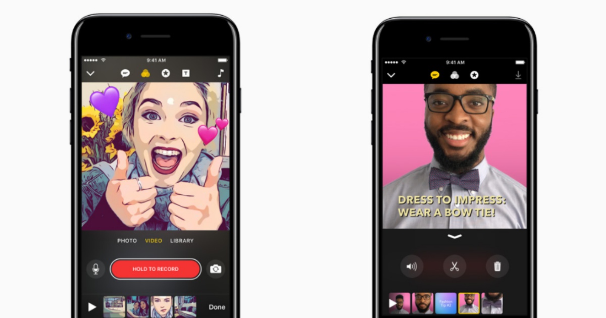 Apple 將推出 Clips 新短片 app，一鍵製造充滿藝術感和創意的個人短動畫