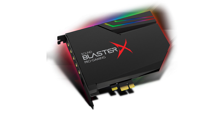 音效卡也玩 RGB LED 燈光，Creative Sound BlasterX AE-5 即將上市
