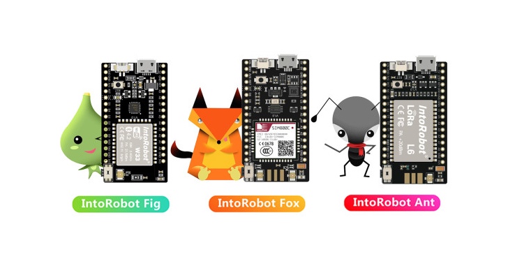 IntoRobot IoT開發板，支援LoRa提供遠端搖控功能