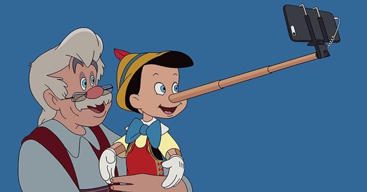插畫家想像 50 年前的迪士尼經典人物活在現代會怎樣，皮諾丘的長鼻子妙用多