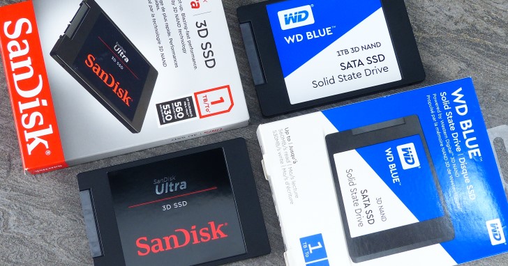 雙品牌進攻 DIY 與電競市場，WD Blue 3D NAND SATA SSD 與 SanDisk Ultra 3D SSD 容量倍增