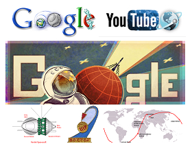Google 今日塗鴉:人類首次太空飛行50周年