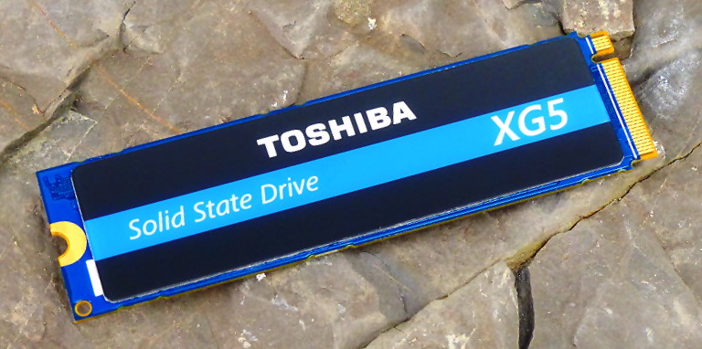 發揮自家優秀顆粒潛能，Toshiba XG5 1TB M.2 NVMe SSD 讀寫飆速
