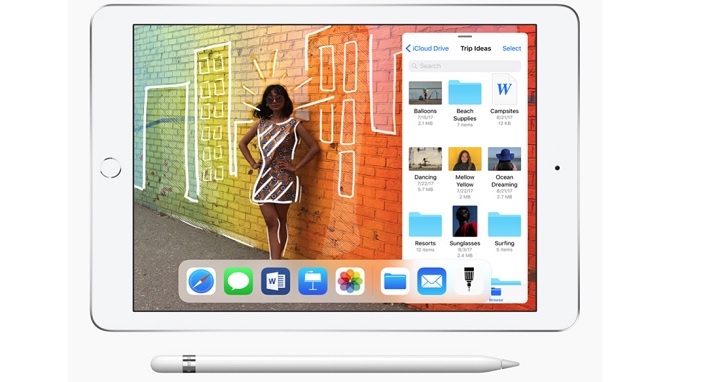 Apple平價版 iPad來了， 9.7 吋搭載 A10 Fusion 晶片、支援 Apple Pencil