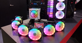 Computex 不能沒有 RGB！從鍵盤、機殼、主機板到風扇都要閃亮，一次看完展場中炫麗的「光害」產品