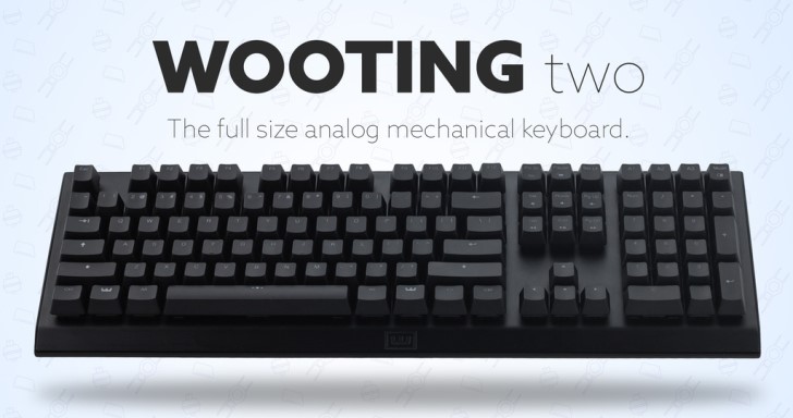 Wooting Two類比鍵盤終於有100%全尺寸，還有黑軸、青軸可自由更換