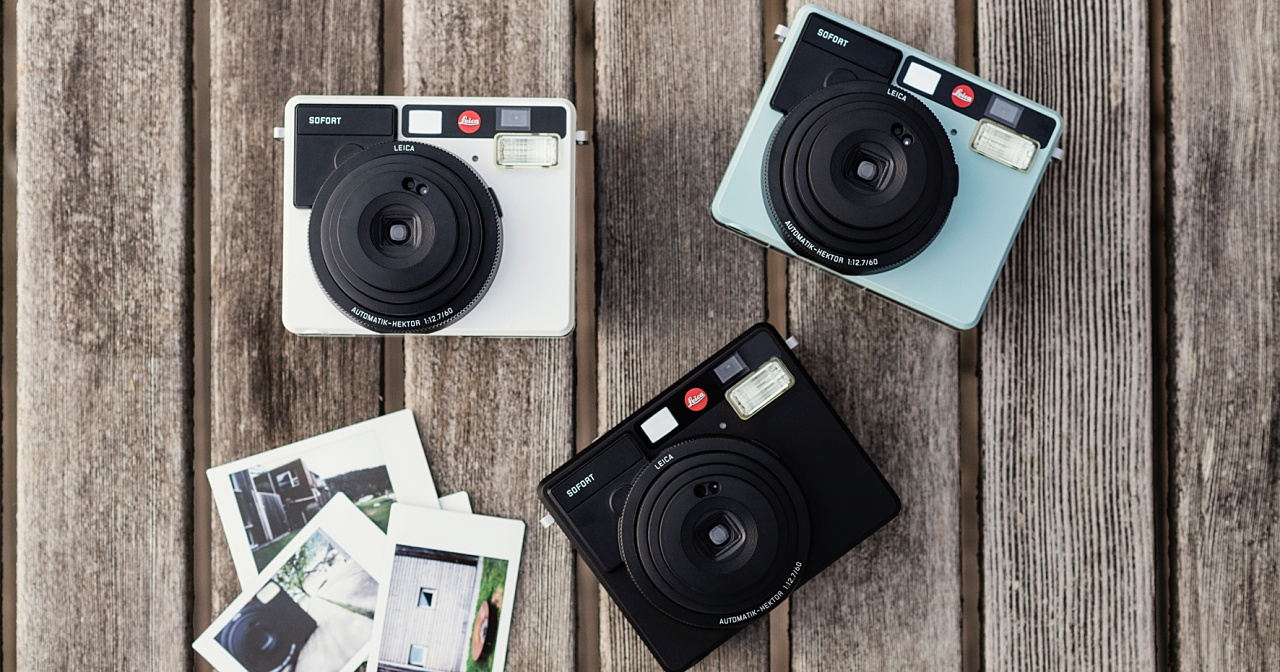 Leica 推出黑色款 SOFORT 拍立得一次成像相機