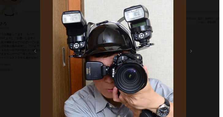 叫他攝影王！日本網友自製雙閃燈頭盔，拍照外閃不求人