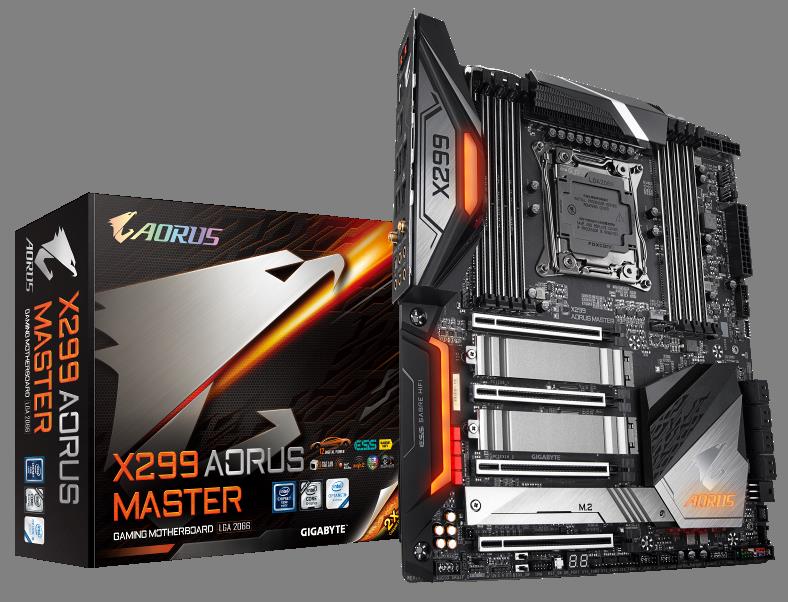 技嘉發表X299 AORUS MASTER主機板