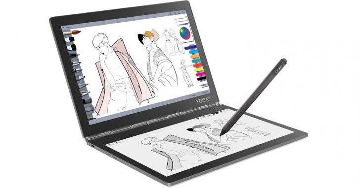 Lenovo Yoga Book C930 登台：10.8 吋 LCD 加 E Ink 雙螢幕，首賣限量 100 台