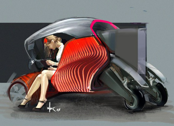 能自行組裝的3D影印技術概念車，買車就像買販賣機飲料一樣方便？