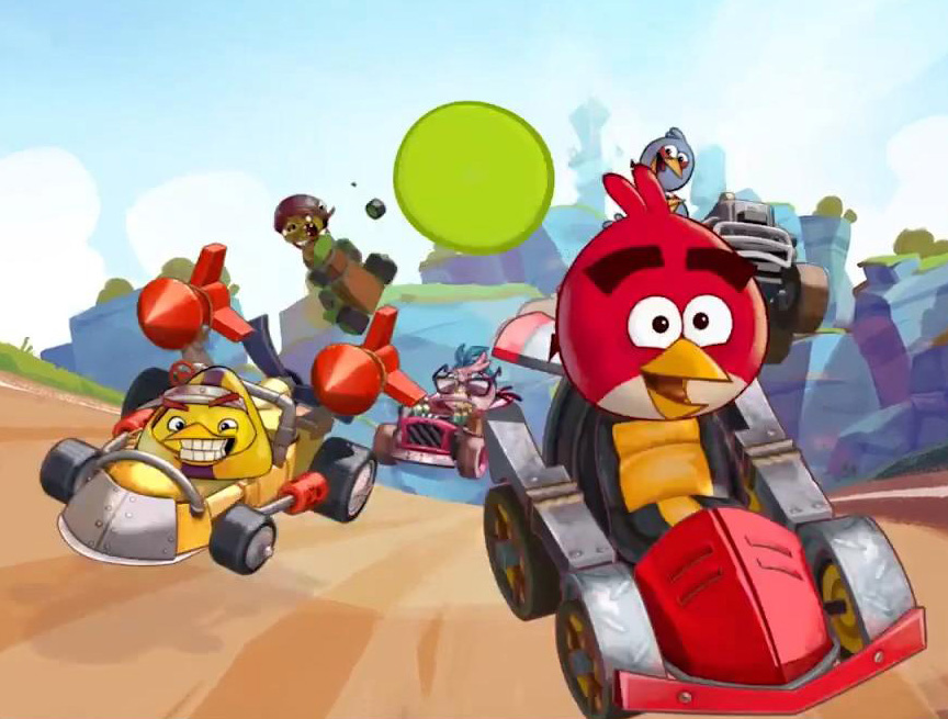 Angry Birds憤怒鳥卡丁賽車遊戲預告片，感覺像山寨版瑪俐歐賽車嗎？