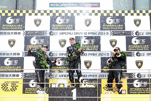 2013 Lamborghini Blancpain Super Trofeo亞洲挑戰賽完賽,台灣車手首度站上GT系列頒獎台!
