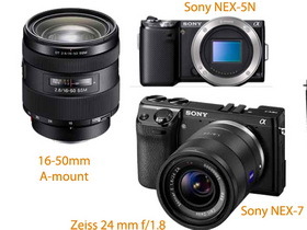 Sony A77、NEX-7、NEX-5N 相機與新鏡頭外觀照流出