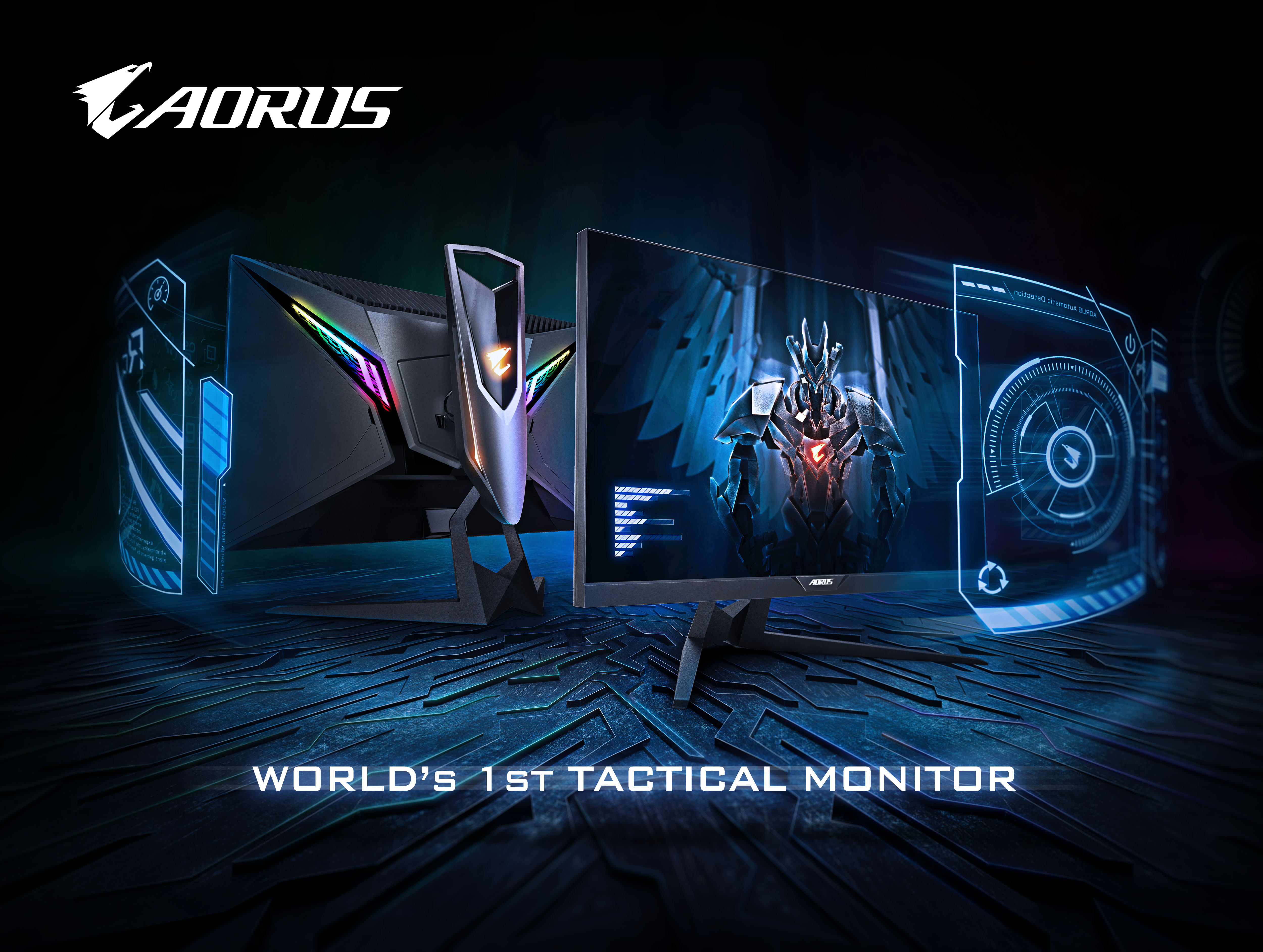 世界首款戰術型電競螢幕，AORUS AD27QD震撼登場！