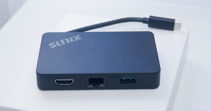 Computex 2019：4K60FPS與USB 3.2 Gen1，Sunix USB迷你擴充底座2個願望輪流滿足