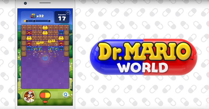 任天堂最新手遊《瑪莉歐醫生世界》，即將登陸 iOS 、Android 雙平台手機免費玩