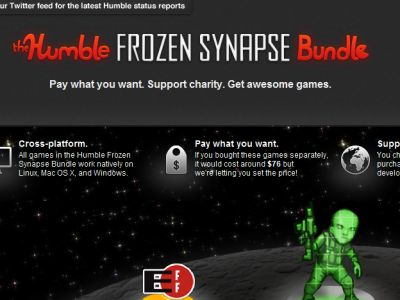 買遊戲隨便出價又來了，推出 Humble Frozen Synapse Bundle