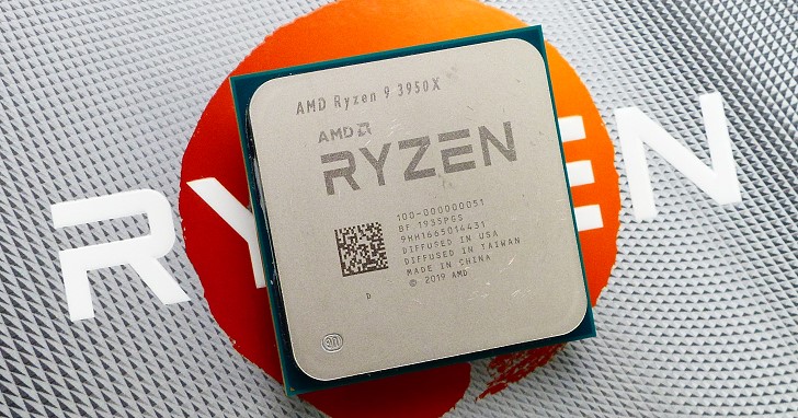 AMD Ryzen 9 3950X 處理器散熱與效能評測，AM4 主流平台飆上16 核心