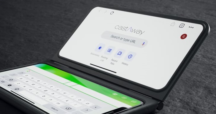迷你Chromebook背身上，castAway變身手機第二螢幕