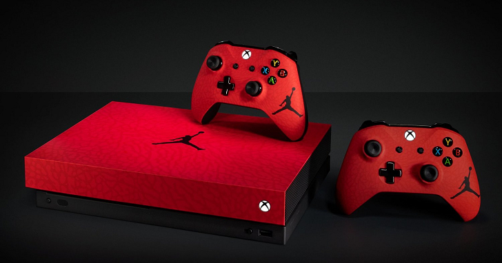 鮮紅色的喬丹聯名款 Xbox One X，全球限量一台「只送不賣」！