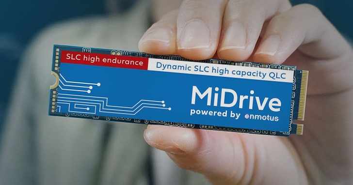 結合 SLC 與 QLC 快閃記憶體？！Enmotus 與 Phison 合作推出 MiDrive M.2 NVMe SSD