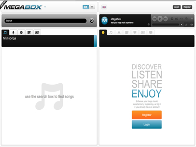 MEGABOX 免費上傳音樂平台，把私人音樂收藏變雲端