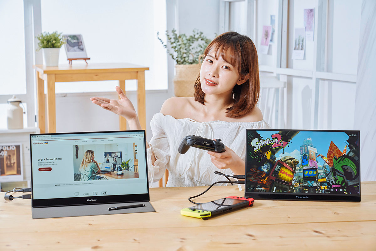 優派 ViewSonic 16 吋攜帶螢幕 TD1655、VG1655 雙開箱：工作效率大升級、娛樂體驗更加分！
