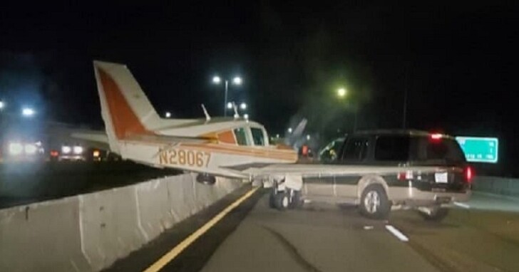 美國高速公路發生離奇車禍，一輛休旅車駕駛報告遭到「飛機」追撞