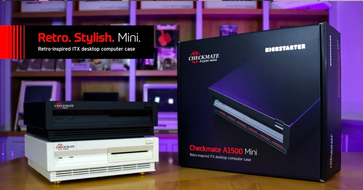 Checkmate A1500 Mini ITX機殼還原Amiga 3000復古風情