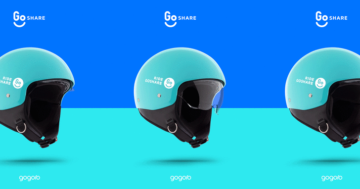 GoShare 正式搭載內藏式擋風鏡安全帽，下雨騎車不再滿臉濕搭搭