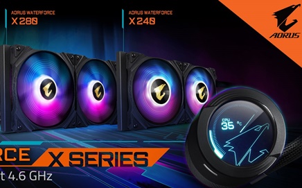技嘉發表AORUS WATERFORCE X SERIES一體式水冷散熱器
