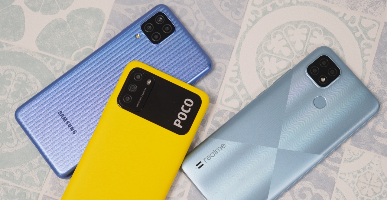 2021 入門手機評比,全都不到台幣五千元!POCO M3、realme C21、Galaxy M12 激安測試