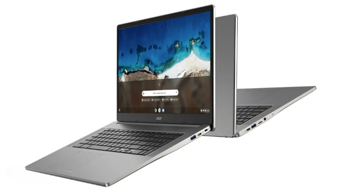 Acer 發表四款 Chromebook,含全球首款「巨無霸級」 17.3 吋 Chromebook 317