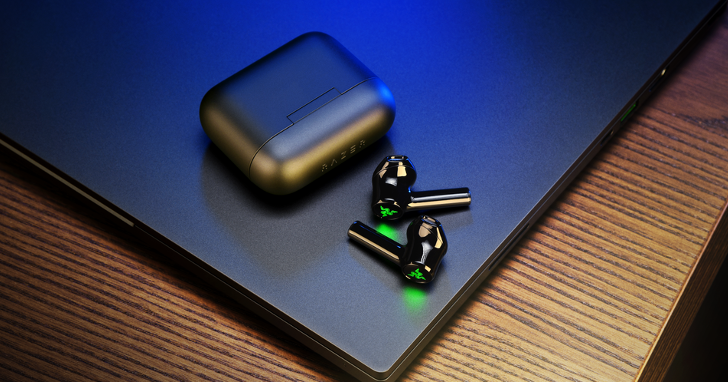 RAZER全新真無線耳機 ,搭載13mm驅動單體、60毫秒低延遲遊戲模式,售價2,390元