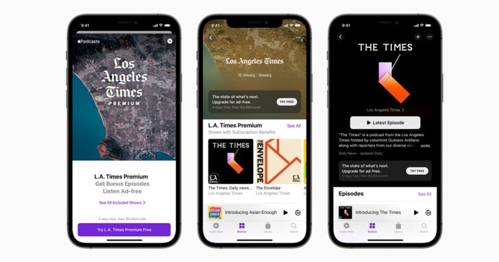 Apple Podcast 訂閱制上線，每月 10 元起收聽創作者獨特內容