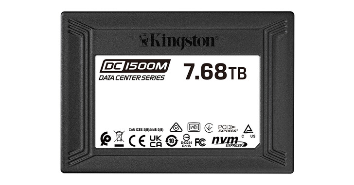 金士頓推出DC1500M資料中心專用U.2 NVMe SSD固態硬碟
