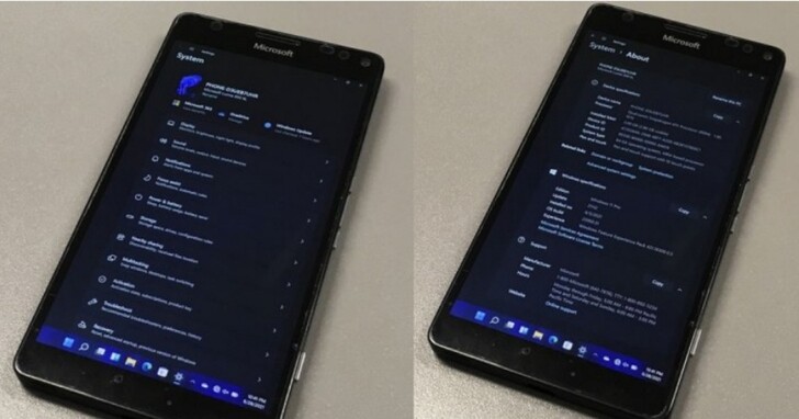 他把Windows 11成功移植到Lumia 950 XL上，能通話、傳簡訊還能與電腦端「您的手機」互通