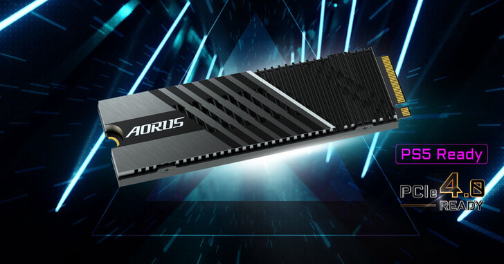 AORUS Gen4 7000s SSD系列固態硬碟解鎖PS5擴充功能