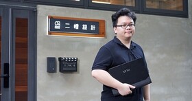 專訪二棲設計創辧人林呈軒：談動態設計的跨領域整合，核彈級效能的 GIGABYTE AERO 15 OLED YD 如何成為工作利器