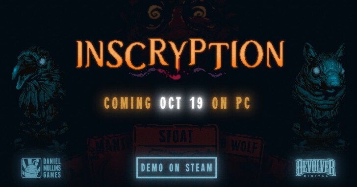 Devolver Digital《賭命牌卡 Inscryption》10/19正式開局，即日起Steam開放預購