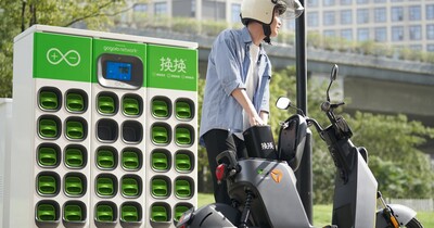 Gogoro在中國「換換」電池交換系統首度亮相，並與合作廠商推出三款新的 