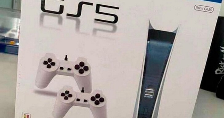 買不到PS5，國外家長開始給孩子買山寨外型的GS5遊戲機