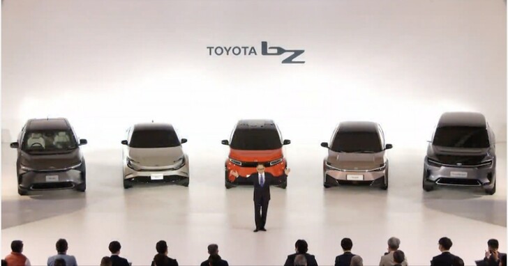 TOYOTA一次發佈16款全新電動車，涵蓋轎車、SUV、皮卡、超跑