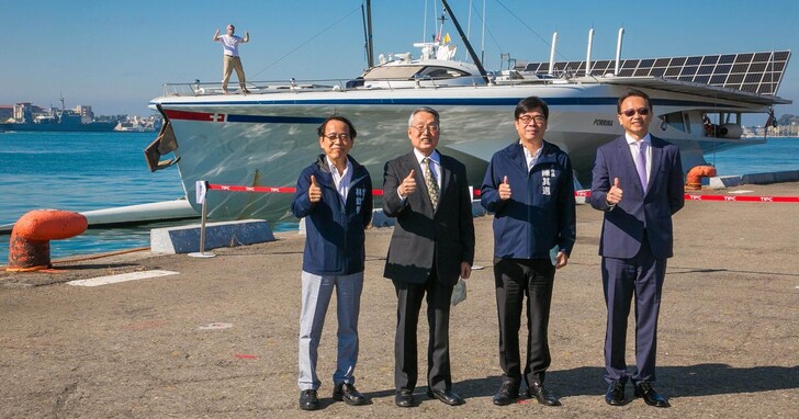 藍色創新實驗船MS Porrima港都亮相，宏碁與高市府宣揚「向海學習」