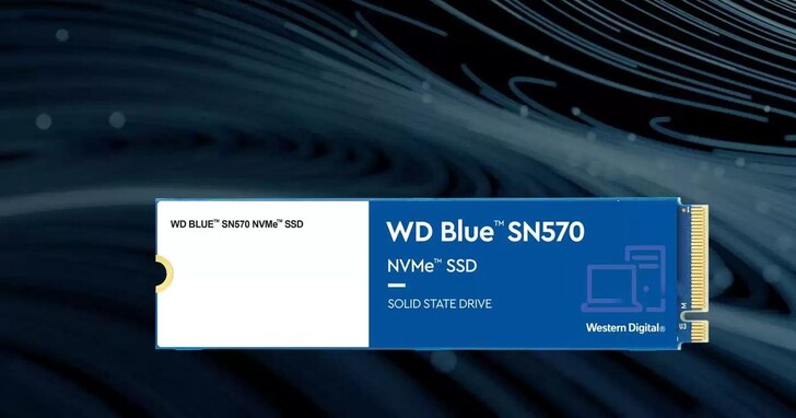 Western Digital 推出WD Blue SN570 NVMe SSD，為創作者提供高速耐用的儲存方案