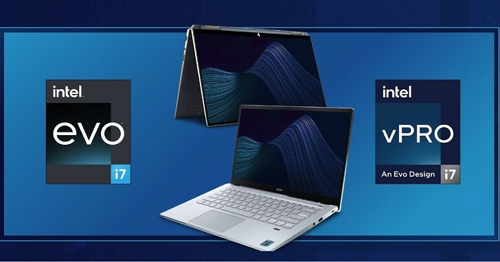 Intel 第三代 Evo 平台更新，加入 Core H 系列處理器、推出全新 Evo 標誌
