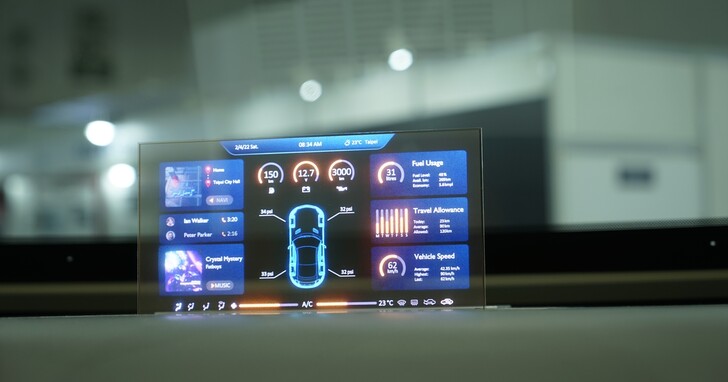 錼創科技發表多款車用、AR 與消費性電子產品的 MicroLED 技術，9.38 吋透明 MicroLED 顯示器首次亮相